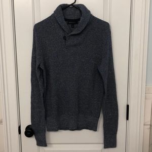 Shawl neck sweater